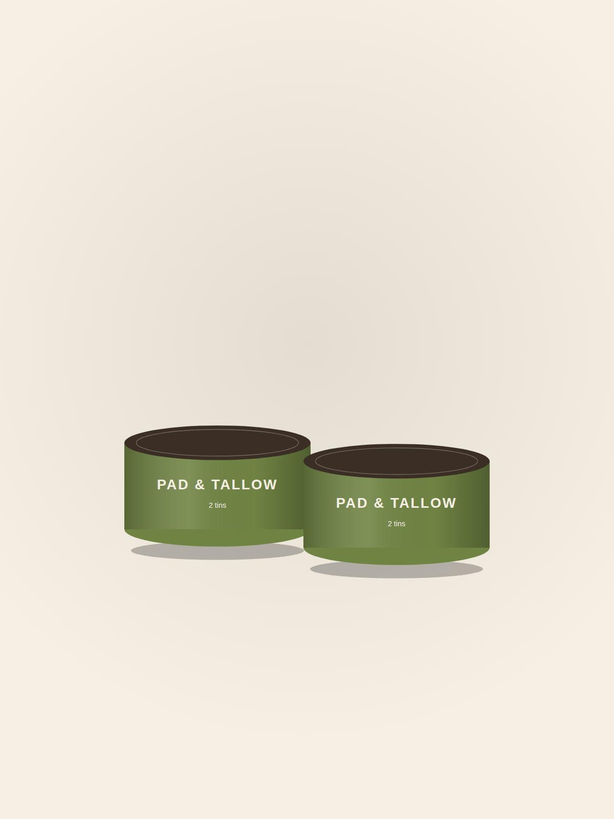Tallow paw balm: 2 x 60ml